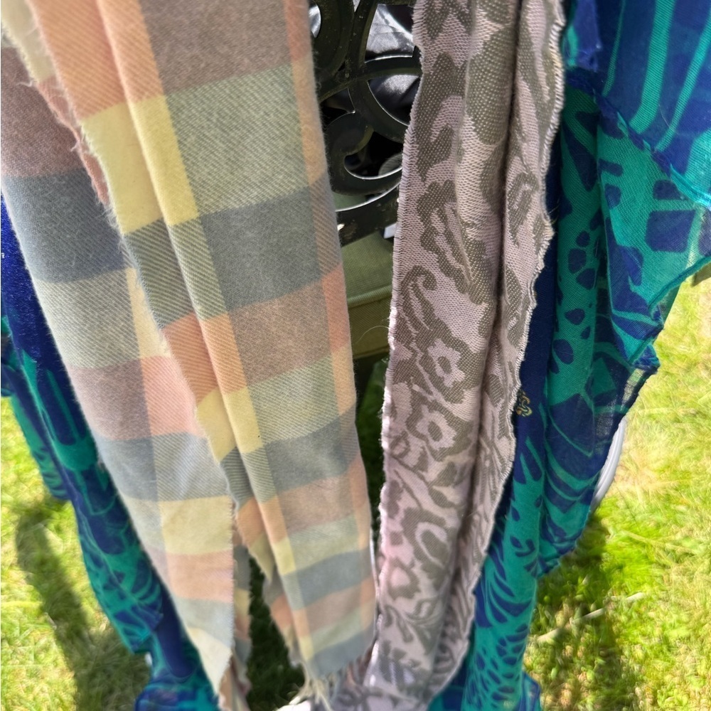 Colorful Patterned Scarves Set